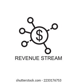 revenue stream icon , business icon