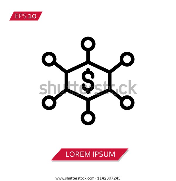 Revenue Streams Vector Icon Symbol Stock Vector (Royalty Free) 1142307245