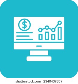Revenue vector icon. Can be used for printing, mobile and web applications.