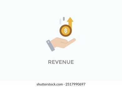 Revenue Vector Icon Or Logo Illustration