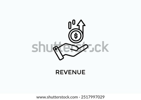 Revenue Vector Icon Or Logo Illustration