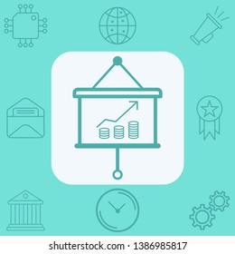 Revenue vector icon sign symbol