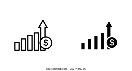 Revenueicons for ui. vector illustration