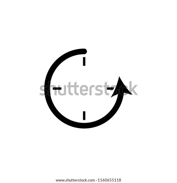 Reversal Arrow Icon Element Simple Icon Stock Vector Royalty Free