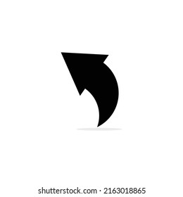 Reverse Arrow Icon Creative Design