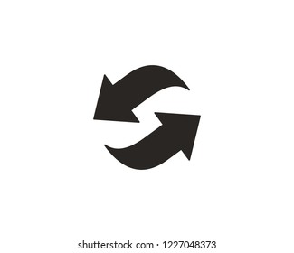 Reverse Arrow, Reload, Refresh Icon Sign Symbol