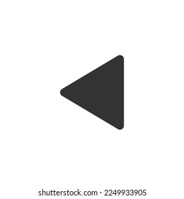Reverse button icon isolated on white background. Multimedia symbol modern, simple, vector, icon for website design, mobile app, ui. Vector Illustration