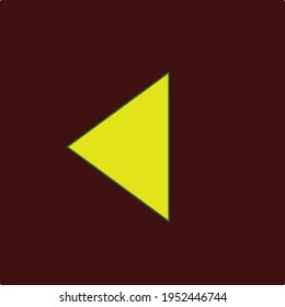Reverse button in yellow with dark background