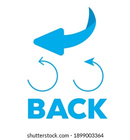 Reverse Exchange icon. Flip over or turn arrow. Reverse sign 