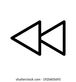 reverse icon or logo isolated sign symbol vector illustration - high quality black style vector icons
