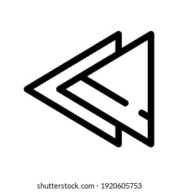 icono inverso o logotipo símbolo de signo aislado ilustración vectorial de alta calidad estilo negro iconos vectoriales
