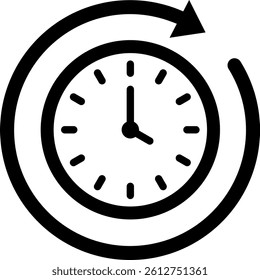 Reverse Icon Mixed Vector Illustration