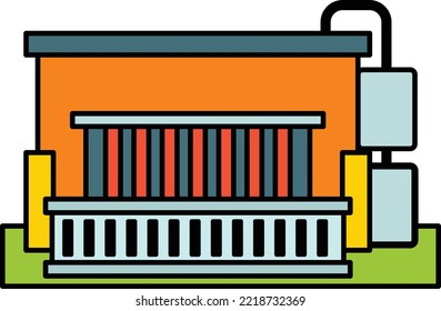 Reverse Osmosis Concept, Membrane Bioreactor Station Vector Icon Design, Water Treatment And Purification Plant Symbol, Sterilization And Filtration Industry Sign,Desalination Biotechnology Stock