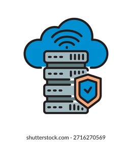 Icono de línea negra de configuración de proxy inverso. Elemento aislado de Vector. Trazo editable