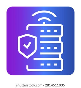 reverse proxy setup mortar glassmorphism illustration. Transparency blur elements. Ui layered design. Vector isolated element. 