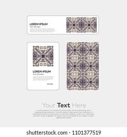 The reverse side of a playing card other game with a pattern.