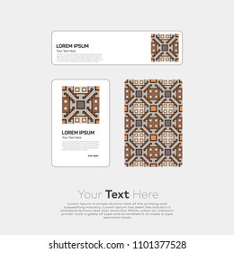The reverse side of a playing card other game with a pattern.