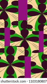 The reverse side of the tarot card with an abstract pattern