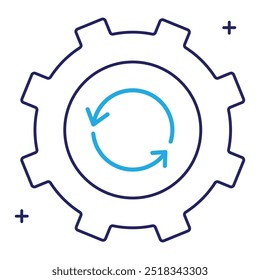 Umgekehrte Systemdekonstruktion und -analyse Symboldesign, Softwaretools, Prozesssymbole, technische Innovation, Systemgliederung