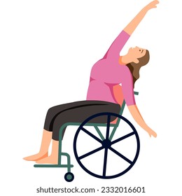 Reverse yoga asana pose illustration yoga asana pose illustraion for ui, ux, web, app, brochure, flyer and presentation design, etc.