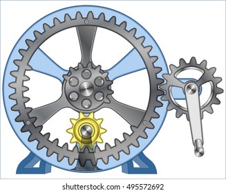 Reversing gear set