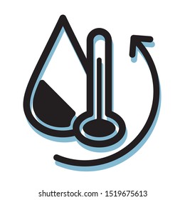 Reversing Water Problem - Icon as EPS 10 file