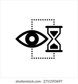 Erwartetes Symbol überprüfen, Erwartetes Symbol überprüfen, Ausstehende Überprüfung, Arbeitsvorgang prüfen, Vektorgrafik