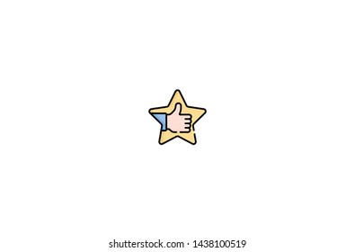 Review concept icon in trendy flat style isolated on white background.Review concept symbol. Vector illustration