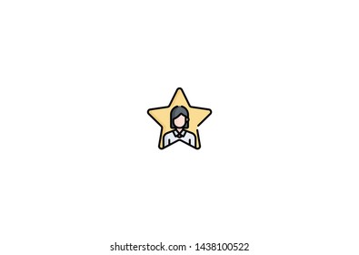 Review concept icon in trendy flat style isolated on white background.Review concept symbol. Vector illustration