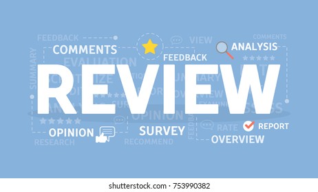 Review concept illustration. Idea of feedback, business and people.