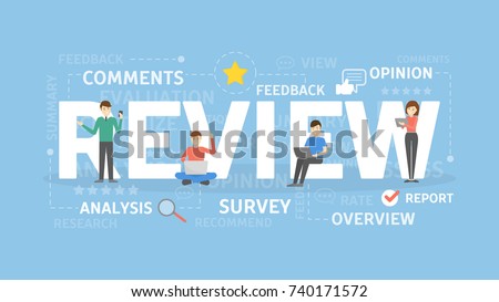 Review concept illustration. Idea of feedback, business and people.
