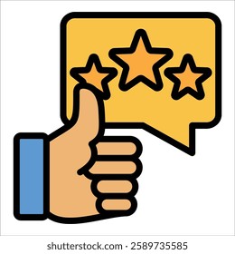 Review Icon Element For Design