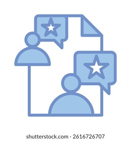 Review Icon Element For Design