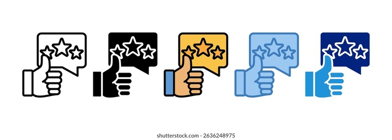 Review Icon Element For Design