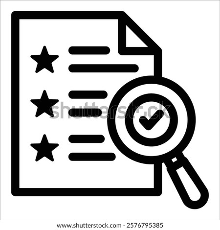 Review Icon Element For Design