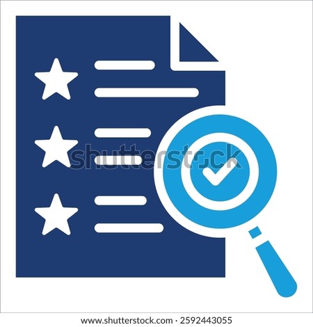 Review Icon Element For Design