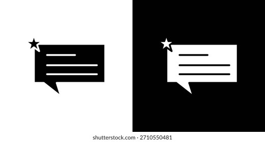 Review icon line art editable stroke and solid collection for app design