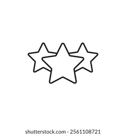 Review icon Outline vector line symbol