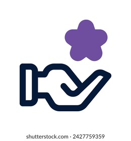 review icon. vector dual tone icon for your website, mobile, presentation, and logo design.