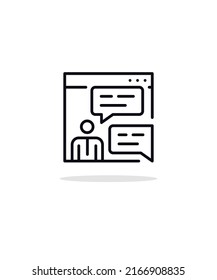 review, icon vector illustration, eps 10