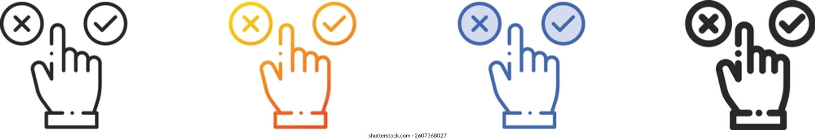 review icon.Thin Linear, Gradient, Blue Stroke and bold Style Design Isolated On White Background