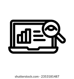 review line icon illustration vector graphic. Simple element illustration vector graphic, suitable for app, websites, and presentations isolated on white background