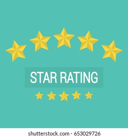 Review rating vector, customer reviews stars rate