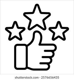 Review Star Icon Element For Design