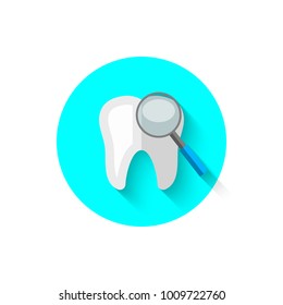 A review of the teeth, illustrated in a flat style design of vector illustration. Modern icon of dentistry. Website and design for mobile applications and other your projects
