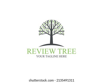Review Tree Logo Design - modern logo design