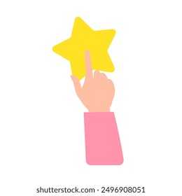 Review us! User rating concept. Review and rate us clipart.