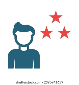 Review Vector Glyph Two Color Icon For Personal And Commercial Use.

