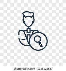 Review vector icon isolated on transparent background, Review logo concept