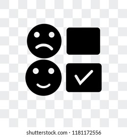 Review vector icon isolated on transparent background, Review logo concept